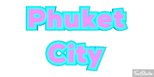 Phuket City Efecto de texto