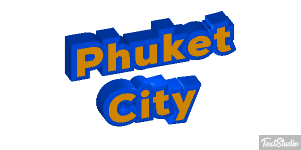 Phuket City Efecto de texto