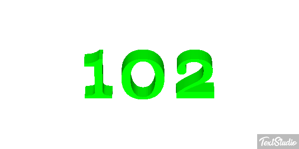 102 Metin efekti