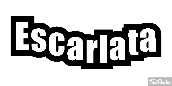 Escarlata テキスト効果