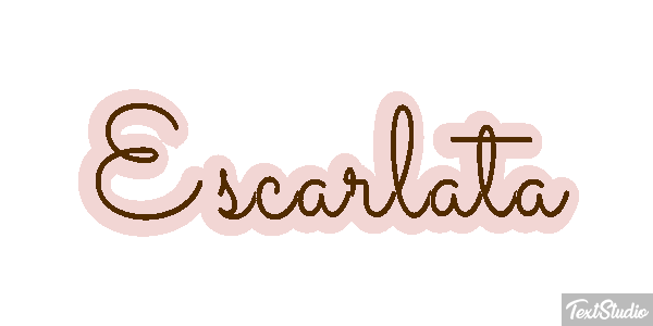 Escarlata テキスト効果