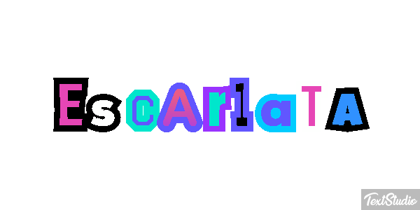 Escarlata テキスト効果