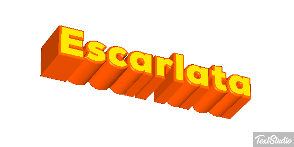 Escarlata テキスト効果