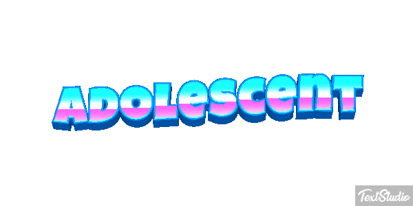 Adolescent Effetto testo