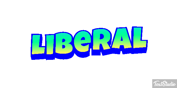 Liberal Texteffekt
