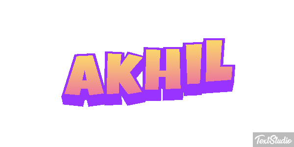 Akhil Effet de texte