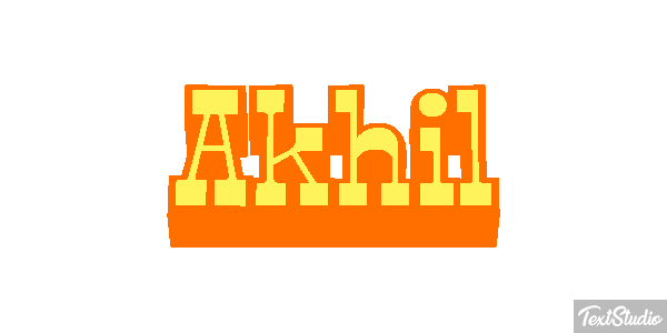Akhil Effet de texte