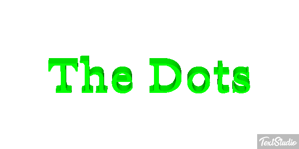 The Dots Efecto de texto