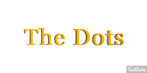 The Dots Efecto de texto