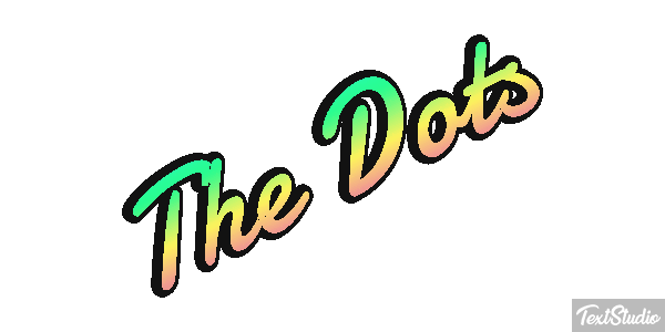 The Dots Efecto de texto