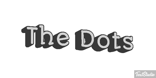 The Dots Efecto de texto