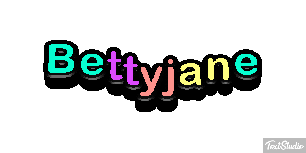 Bettyjane Text effect