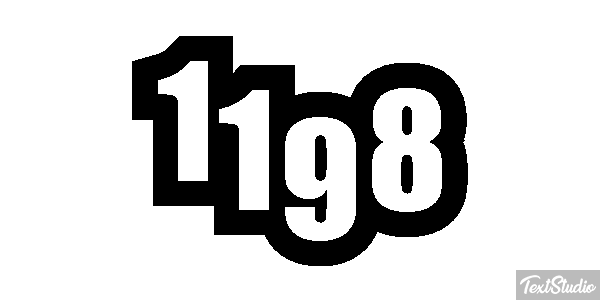 1198 Text effect
