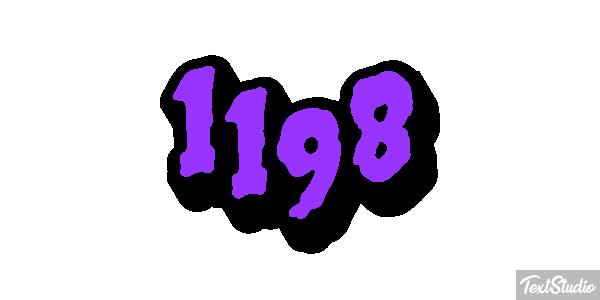 1198 Text effect