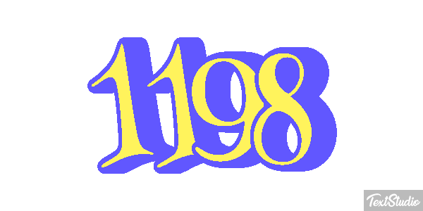 1198 Text effect