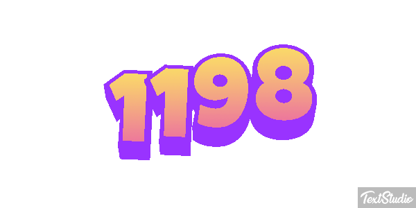 1198 Text effect