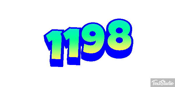 1198 Text effect