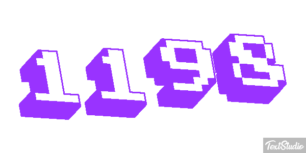 1198 Text effect