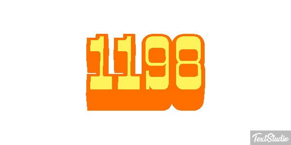 1198 Text effect