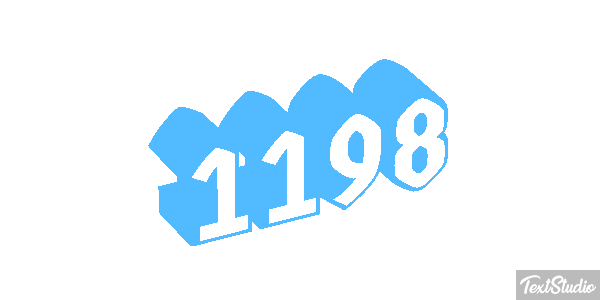 1198 Text effect