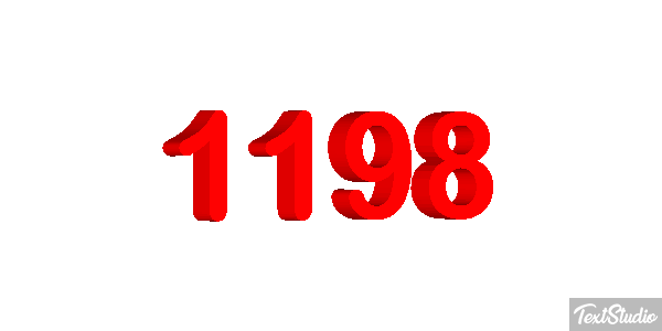 1198 Text effect