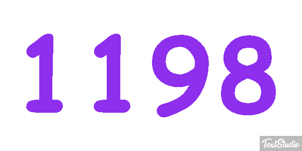 1198 Text effect