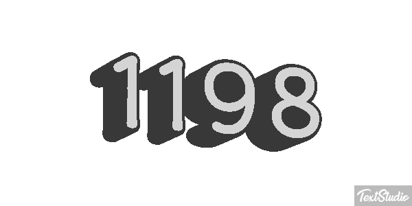 1198 Text effect