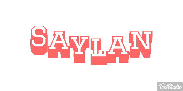 Şaylan Tekst effect