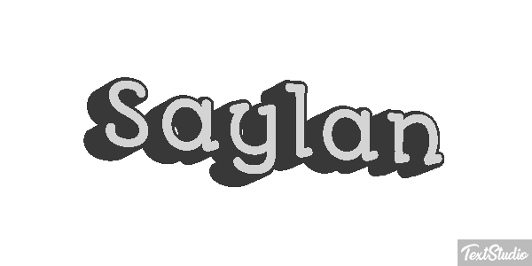 Şaylan Tekst effect