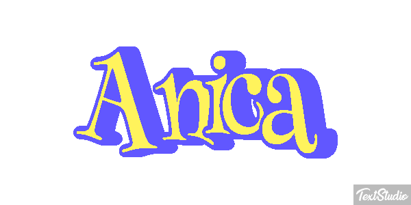 Anica Text effect