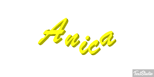 Anica Text effect