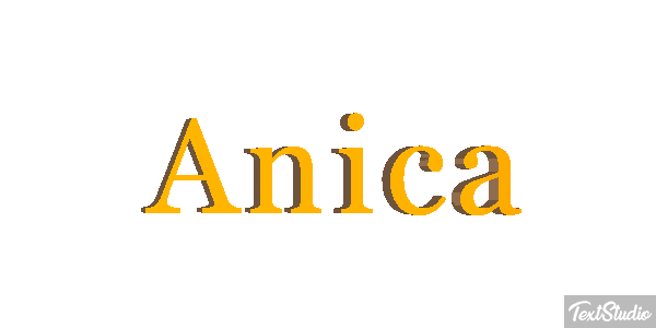 Anica Text effect