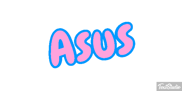 Asus Text effect