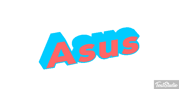 Asus Text effect