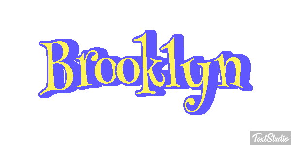 Brooklyn Texteffekt