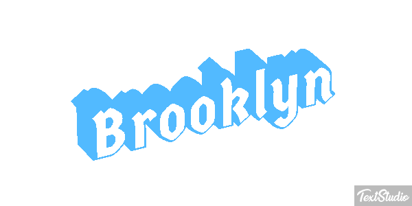 Brooklyn Texteffekt