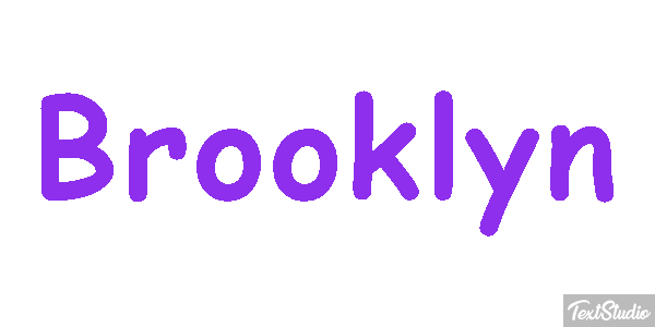 Brooklyn Texteffekt