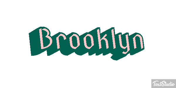 Brooklyn Texteffekt
