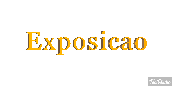 Exposição Efeito do texto