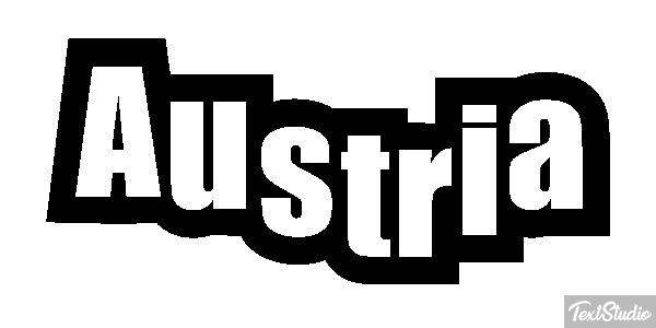 Austria Text effect