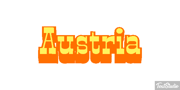 Austria Text effect