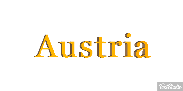 Austria Text effect