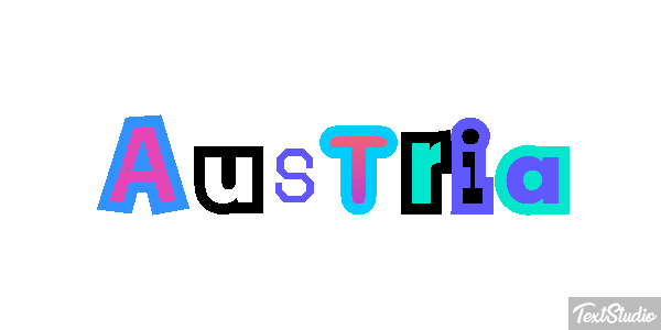 Austria Text effect