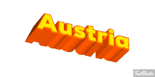 Austria Text effect