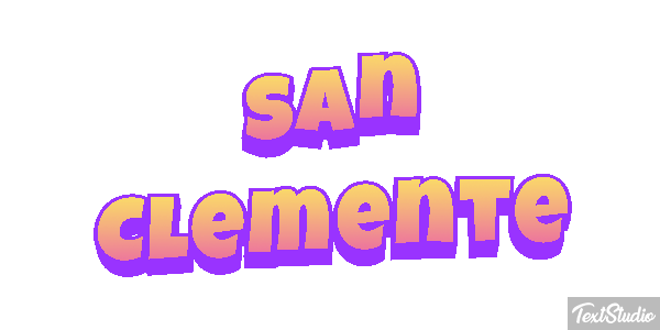San Clemente Tekst effect