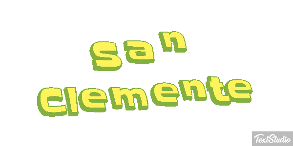 San Clemente Tekst effect