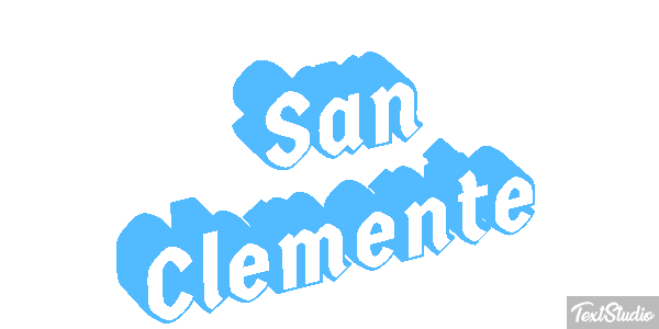 San Clemente Tekst effect
