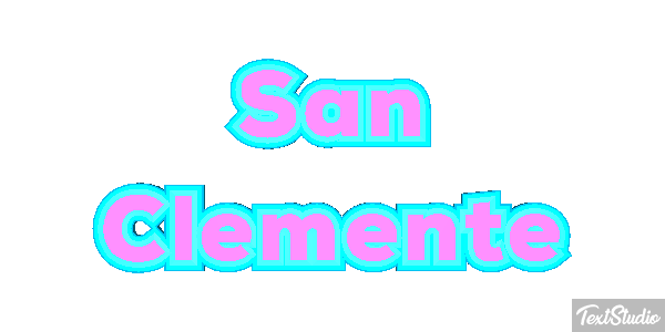 San Clemente Tekst effect