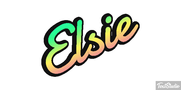 Elsie Texteffekt