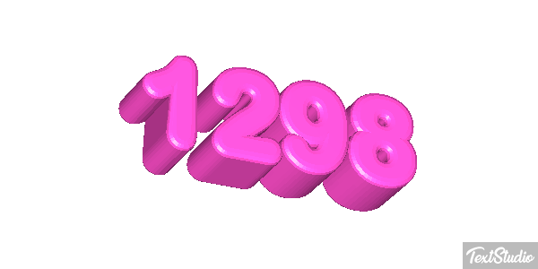 1298 Text effect